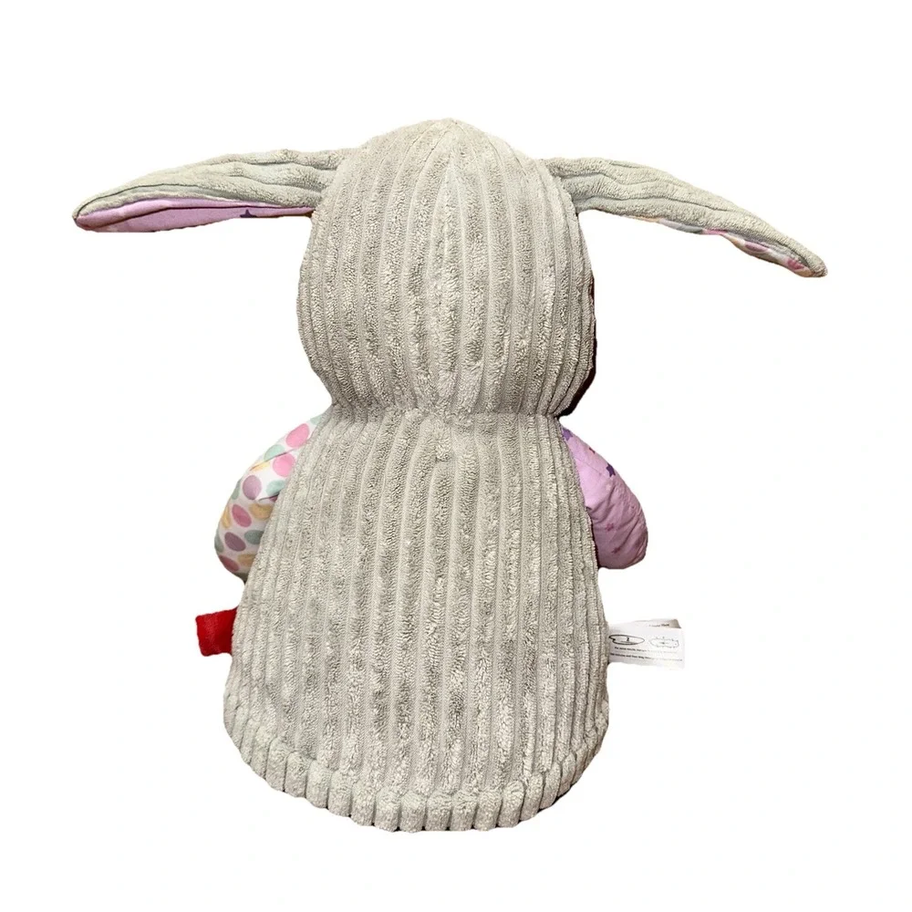 Cubbies Harlequin Bunny Cubby‎ Starry Night Stuffed Plush Rabbit Sensory EUC